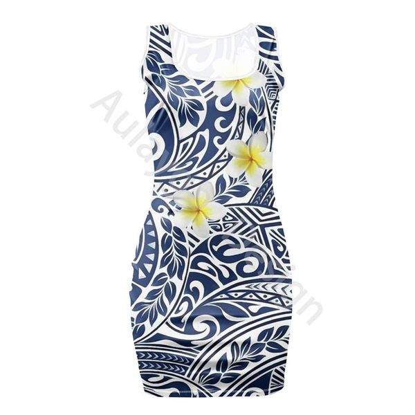 

casual dresses women wedding party dress polynesian plumeria print plus size summer clothing short wrap for custom kleider damen, Black;gray