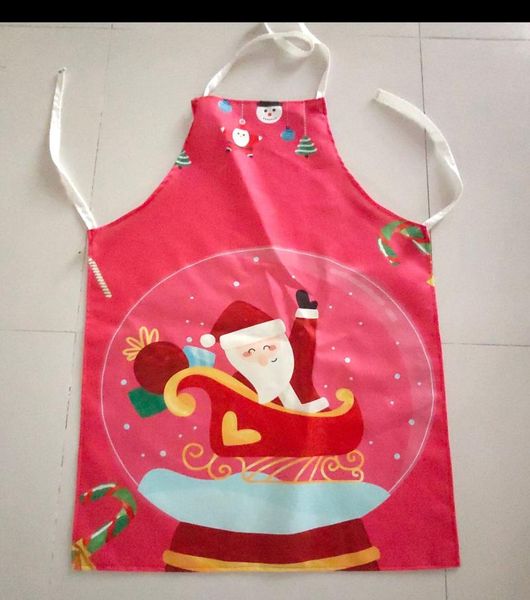 

selling peach peel printing christmas flamingo series printed apron chair covers