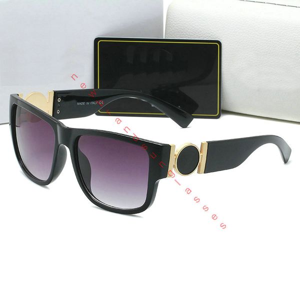 

classic attitude sunglasses for men metal square gold frame uv400 vintage popular style sunglasses protection eyewear with box sonnenbrille, White;black