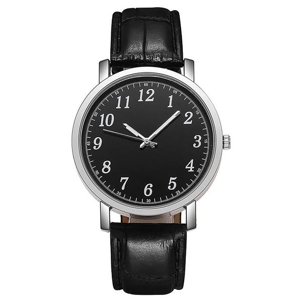 

wristwatches men's fashion design leather watch digital quartz temperament gift rose gold romantic luxury bracelet, Slivery;brown