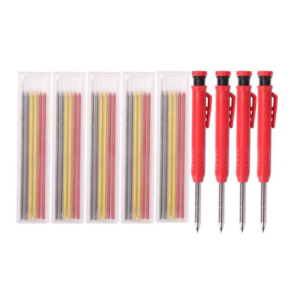 

professional hand tool sets solid carpenter pencil 2 pencils 35 mechanical refill construction woodworking marker for architect