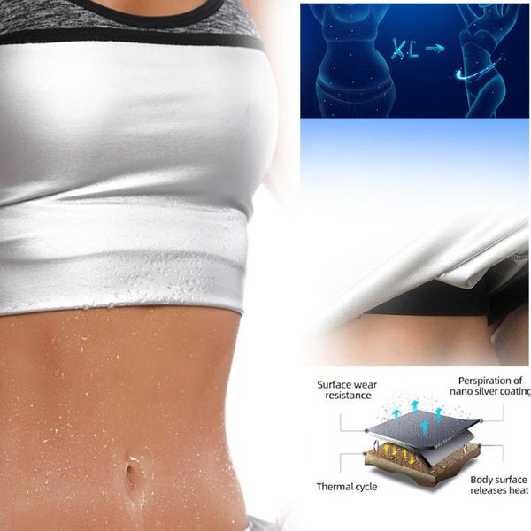 

fitness solid weight loss yoga slimming body shaper breathable thin push up workout home gym women sweat sauna vest outfit
