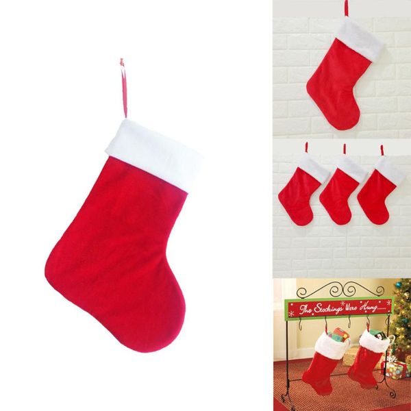 

christmas decorations 1pc creative stockings golden velvet gift bag for home adornos de navidad
