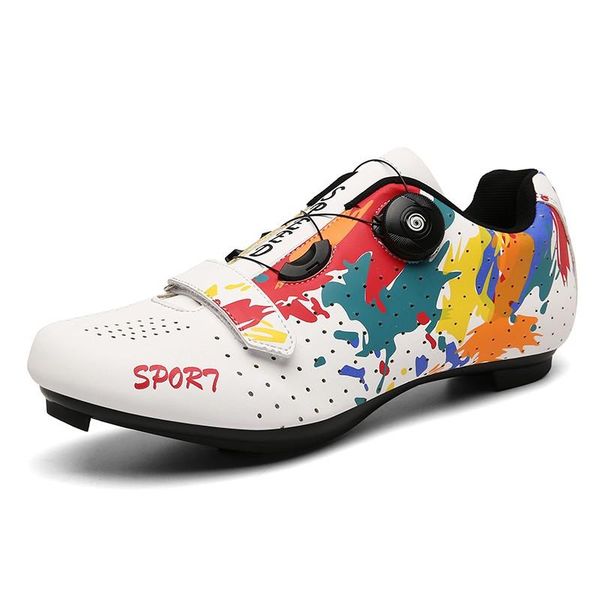 

sneakers men's bicycle shoes spd sports bike professional mountain road sapatilha ciclismo man cycling footwear, Black