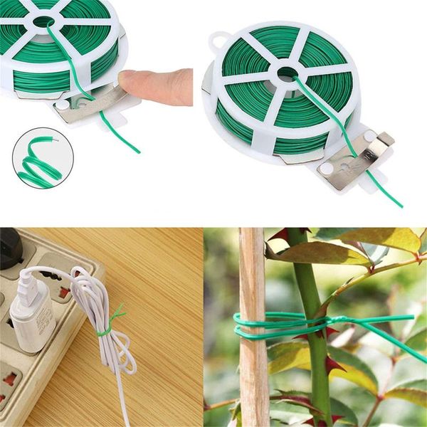 

other garden supplies 50m coated iron wire ties gardening wrap cable plastic-coated flowers and trees