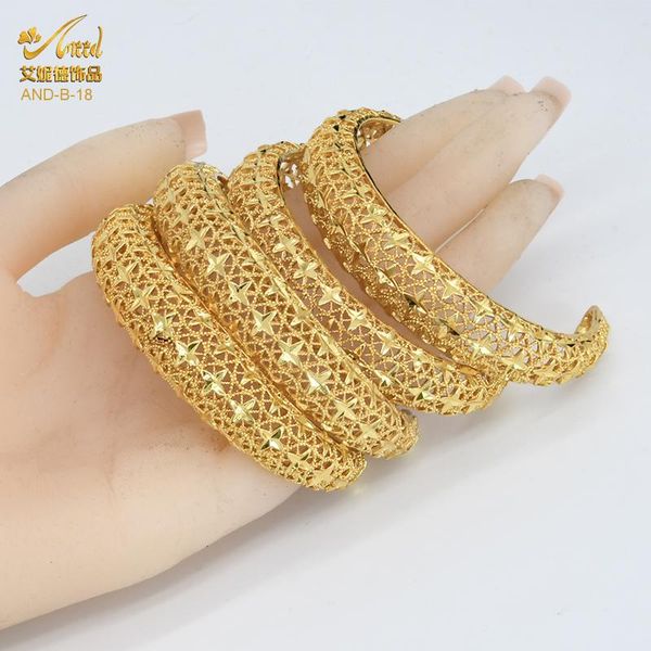 

bangle bangles for woman gold color middle east wedding dubai women's jewelry african ethiopian bride vintage bracelets gifts, Black