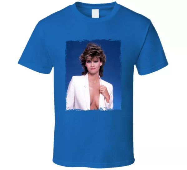 

Markie Post Fall Guy Night Court Fan T Shirt, White;black