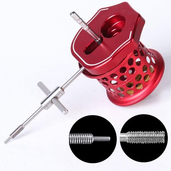 

baitcasting reels baitcaster spool pin puller bearing black/red/silver diy