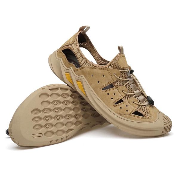 

sandals de work couro sandel heren roman deportivas shoes masculino men verano mens sandalen sandalias sandali uomo hombre para, Black