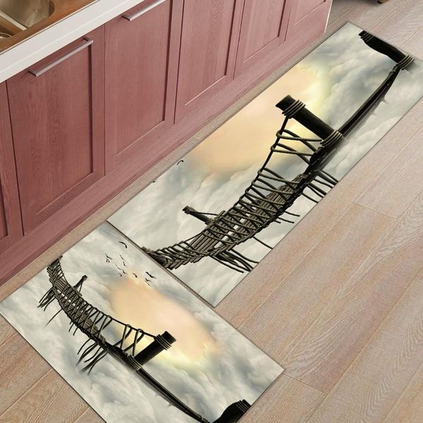 

carpets modern home doormat bridge rope bird cloud living room balcony carpet bedroom entrance foot pad kitchen non-slip long rug