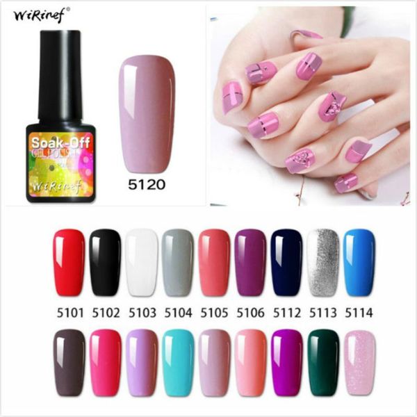 

senior black bottle 8ml nail gel polish rainbow shimmer nr30-51 art uv led semi permanent lacq1