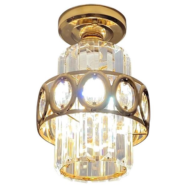 

modern led crystal ceiling lamp cloakroom aisle corridor porch balcony lighting hallway decoration lights