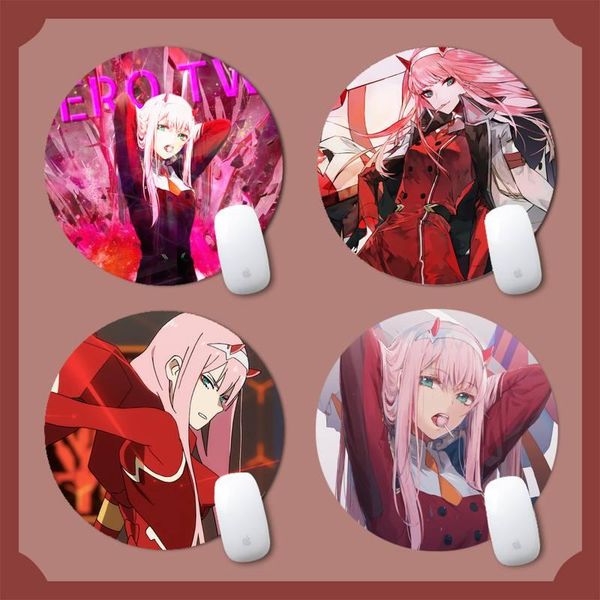 

mouse pads & wrist rests zero two darling large pad pc computer mat round non-slip cushion