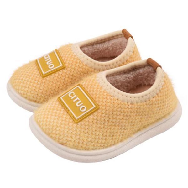 

slipper spring baby slippers boys toddler kids girls loafers shoes children home warm crib child cotton, Black;grey