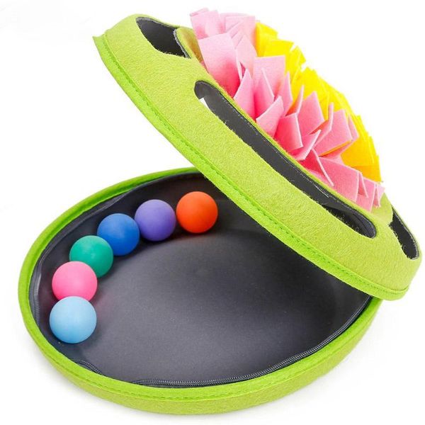 

cat toys pet turntable ball track interactive toy slow feeding training snuffling for cats