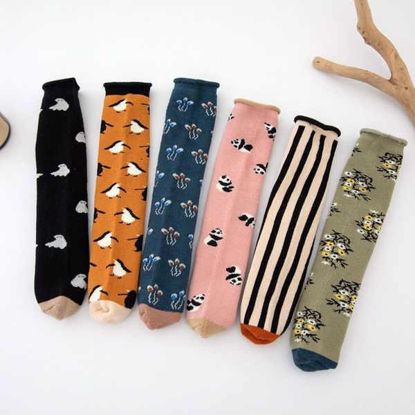 

socks 1-10 year old baby children's terry thick winter boys girls warm sock cartoon cotton christmas toddler kids floor, Pink;yellow