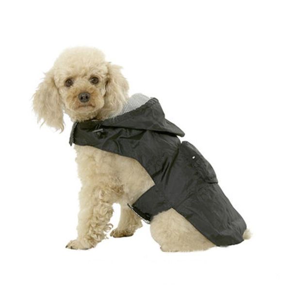 

dog apparel pets rain coat raincoat outdoor jacket puppy clothe mesh lining waterproof