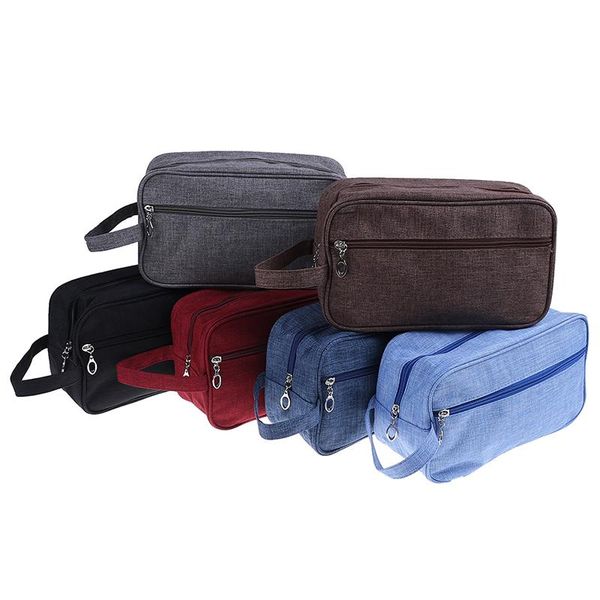 

cosmetic bags & cases women men canvas case makeup bag travel waterproof toilet