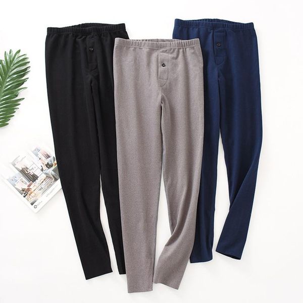 

men's thermal sweatpants fleece lined sports pants for men casual plush warm pajamas home leisure jogging fitness running, Black;blue