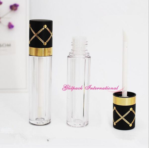 

100pcs 4ml christmas pretty empty clear lip gloss tube bottles container beauty tool lipgloss packaging rhombic cap1