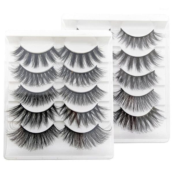 

pairs/box 3d fake eyelashes mink hair natural thick long wispy fluffy false eye lashes for beauty makeup extension supplies1