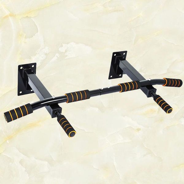 

1pc upper body doorway workout bar heavy duty pull-up chin-up trainer for home gym with 6pcs sponge cover(black) horizontal bars