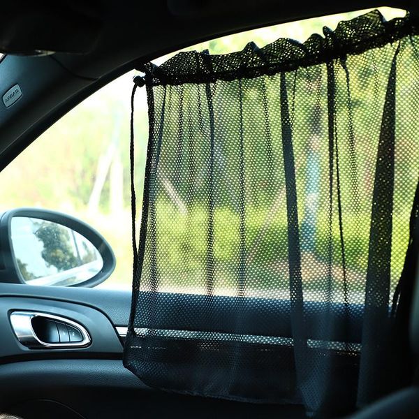 

car sunshade 1/2 pcs anti-uv side window sunshades shade curtain auto front rear windshield sun block
