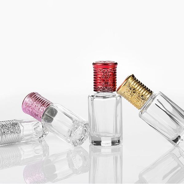 

- glass perfume bottle roll-on ball alloy cover travel refillable essential oils empty rollerball storage bottles & jars