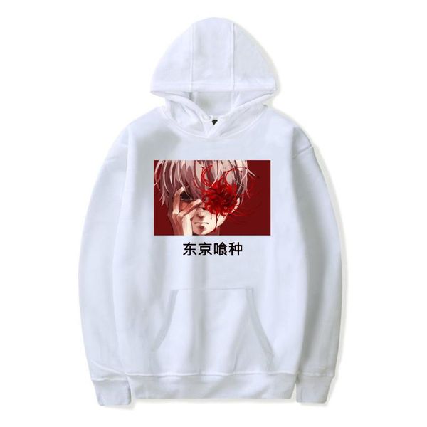 

men's hoodies & sweatshirts tokyo ghoul japan anime est men/women kaneki ken print long sleeve clothing hip hop pullovers, Black