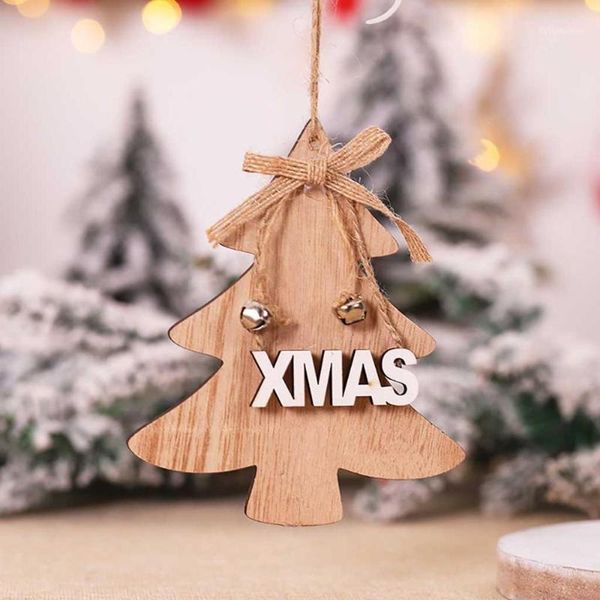 

christmas decorations decoration wooden pendant diy gift jewelry hanging tree year's adornos navidad alta 30o71
