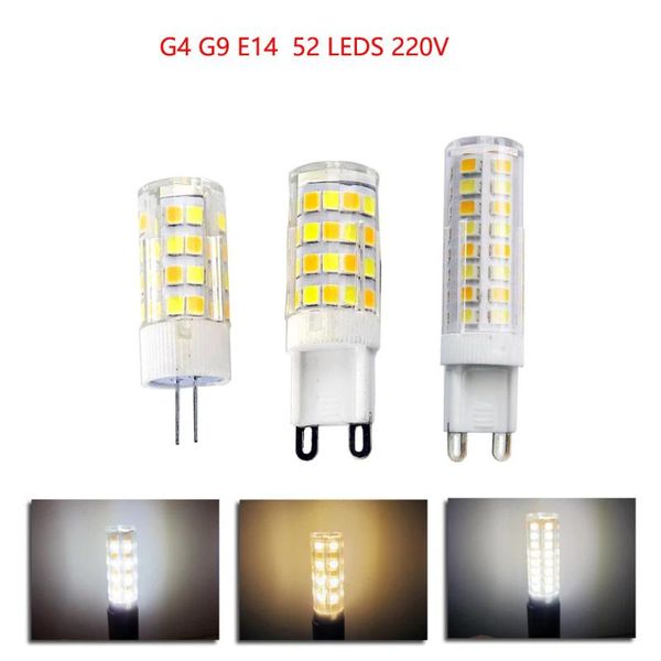 

bulbs 100pcs led dimmable bulb g4 g9 e14 three color dual mixed 3000k 4000k 6000k chandelier pendant crystal light 220v