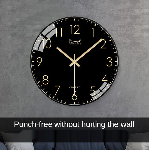 

metal wall clock living room home decoration modern watches decor mute nordic creative quartz clocks undefined gift