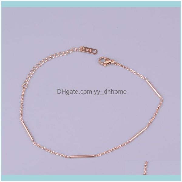 

link, jewelrylink, chain internet jewelry rose gold stainless steel sier color round bar & link bracelets women love bangles drop delivery 2, Black