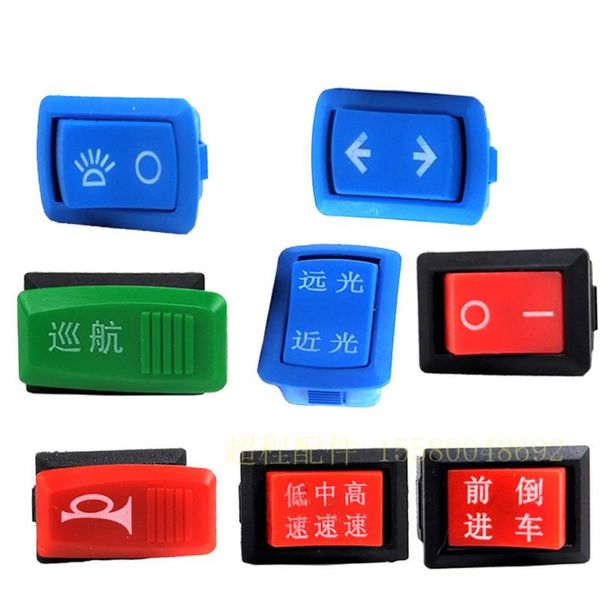 

motorcycle brakes switches button horn turn signal high low beam electric start buttons assembly for tricycle