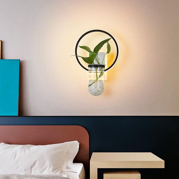 

design room decor modern wall lamp grow light nordic bedroom living fixture lighting