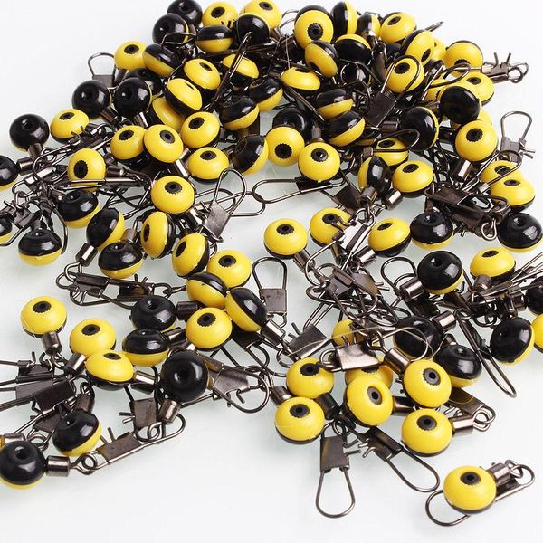 

fishing accessories space beans connector rolling swivel rotation drift copper head float tackle