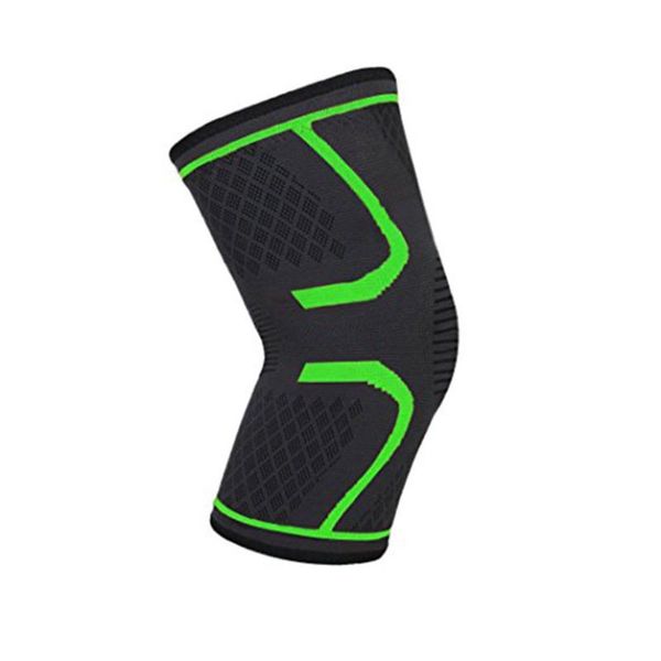 

anti slip knee support brace sleeve protector for running hiking outdoor sports activities - size s(green) elbow & pads, Black;gray