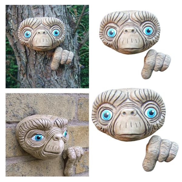 

resin alien tree face statue hugger outdoor garden ornament decorations
