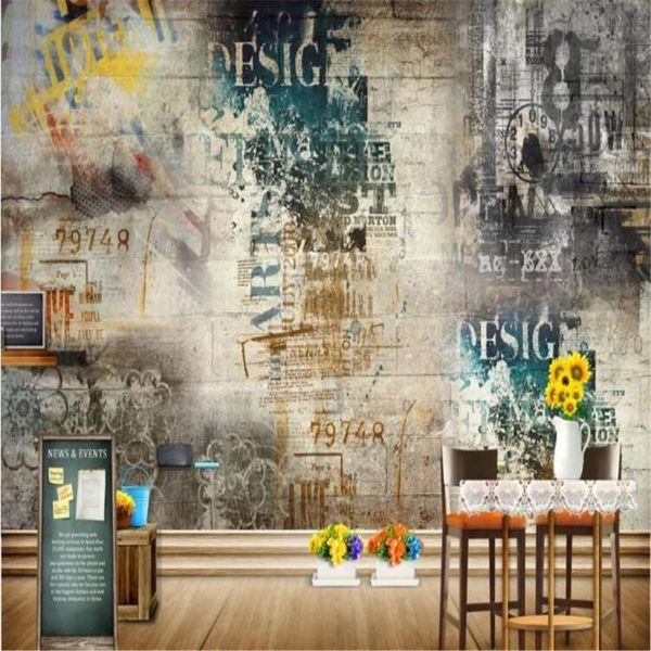 

wallpapers milofi custom large mural wallpaper nostalgic retro non-woven fabric living room bedroom tv background wall decoration painting