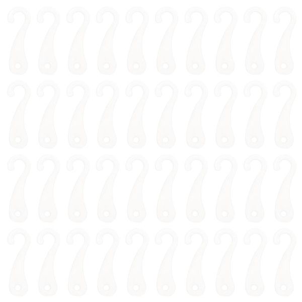 

hooks & rails 500pcs sock display j-hooks for hat underwear hanging