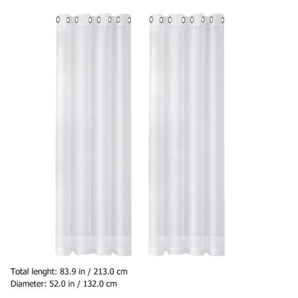 

shower curtains 2pcs window patio sheer with grommet waterproof drapes