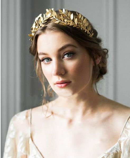 

headbands jewelryheadbands jewelry fashion gold plated metal leaf headband vintage hairband for women wedding elegant leaves hair drop deliv, Silver