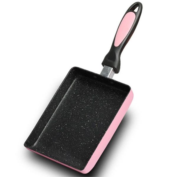

pans retangular omelette pan tamagoyaki egg pan, nonstick maifan stone, anti-scalding handle, japanese style small frying r9jc