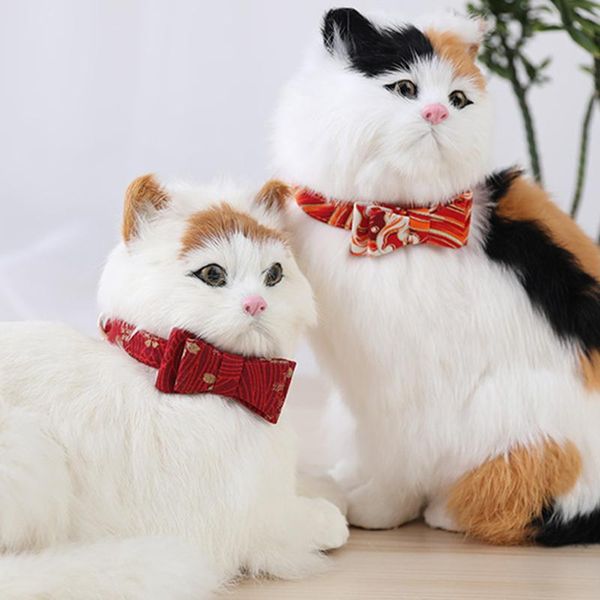 

cat collars & leads collar with cute bow adjustable comfortable pet supplies for small dog kitten puppy dfds889