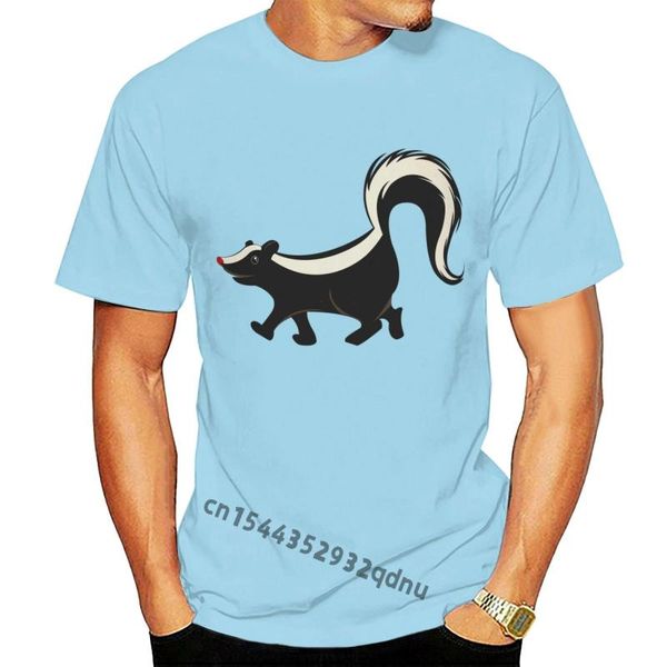

men's t-shirts cute skunk runway show men jersey sky blue t shirt tshirt women s, White;black