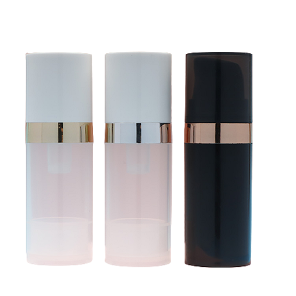 

storage bottles & jars 10ml black airless bottle lotion pump empty cosmetic frosted essence emulsion vacuum vials packaging refillable 20pie