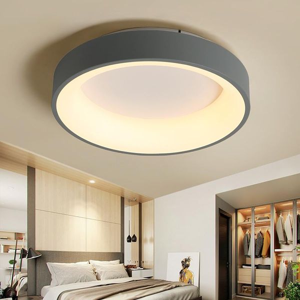 

led ceiling lights for living room bedroom study dimmable+rc lamp neo gleam round/square modern fixtures 90-260v ac