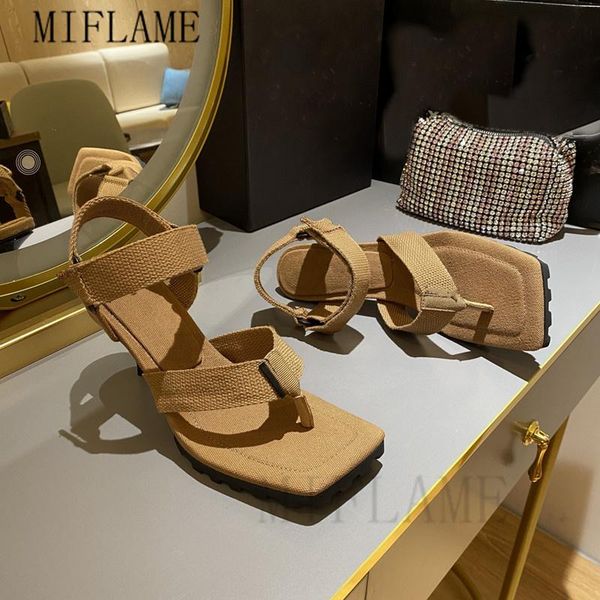 

dress shoes 2021 british style brand design high heel sandals fashion summer casual flip-flops ladies cool girl gladiator, Black
