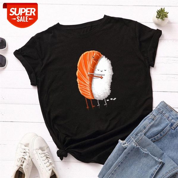 

women's loose round neck short-sleeved cotton t-shirt t186 #qj01, White