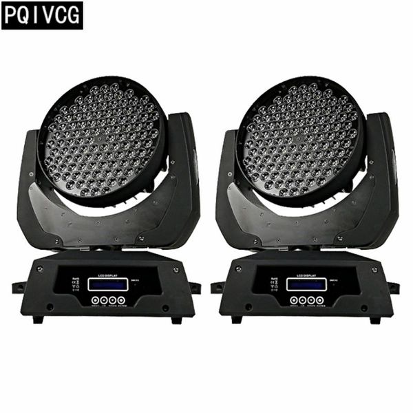 

effects 2pcs/108x3w staining led moving head light rgbw dmx512 professional stage lighting equipment